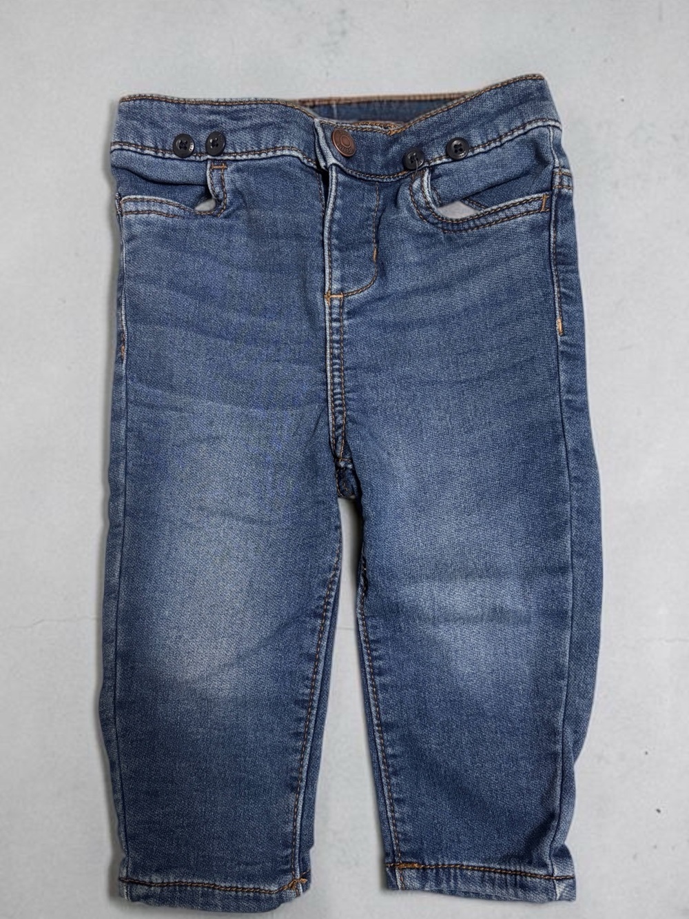 🎉 (12m) Baby B’Gosh Toddler Blue Denim Jeans - Everyday Stretch
